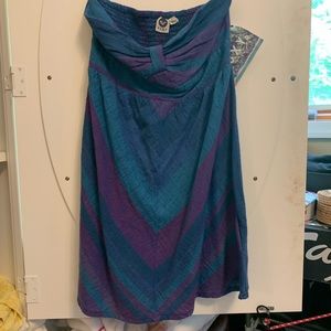 Roxy strapless dress
